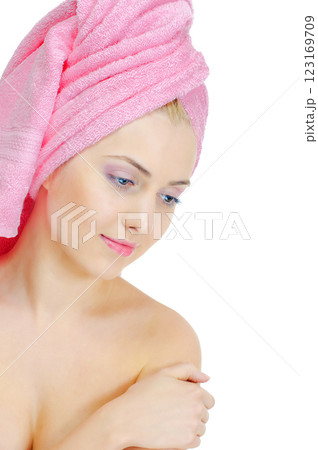 pink softly 123169709