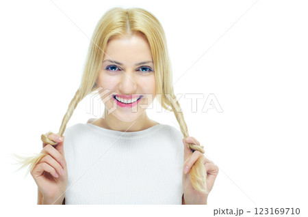 funny plaits 123169710