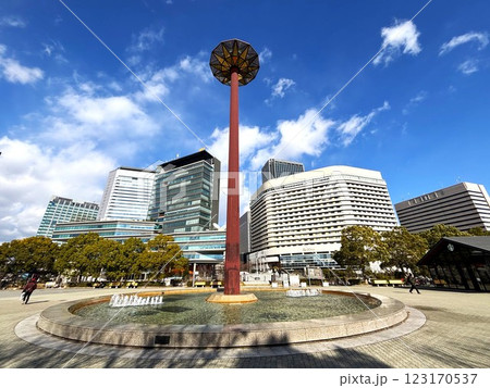 大坂城から大阪ビジネスパーク方面の風景 大坂城から大阪ビジネスパーク方面の風景 123170537