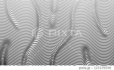 Modern abstract background with black blended lines.Vector illustration. 123170556