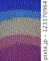 rainbow knitted pattern 123170964