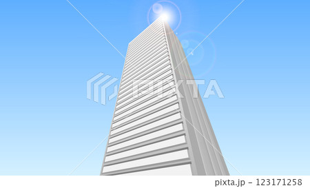 タワーマンション パース図イラスト 123171258