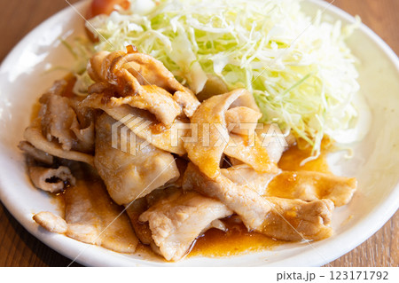 美味しい豚肉生姜焼き 美味しい豚肉生姜焼き 123171792