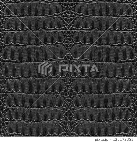 Imitation crocodile skin black and white texture, useful as background for any design work Imitation crocodile skin black and white texture, useful as background for any design work 123172353