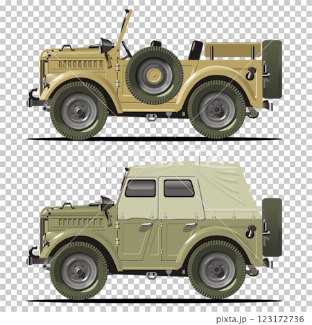 Cartoon off road cars set 123172736