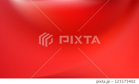 Scarlet elegant silk bg. Bright red backdrop 123173402