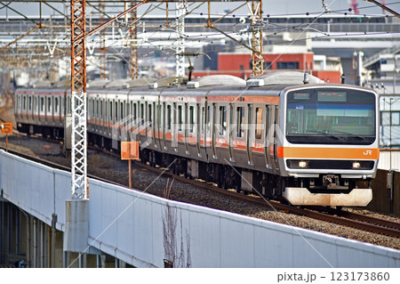 武蔵野線　西浦和－北朝霞　JR東日本　E231系0番台　MU38編成（幕張） 123173860