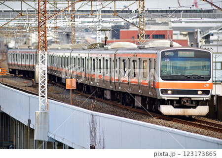武蔵野線　西浦和－北朝霞　JR東日本　E231系0番台　MU12編成（幕張） 123173865