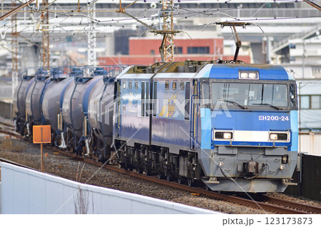 武蔵野線　西浦和－北朝霞　JR貨物　EH200-24（高崎） 123173873