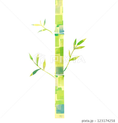 絵本風の竹イラスト 123174258