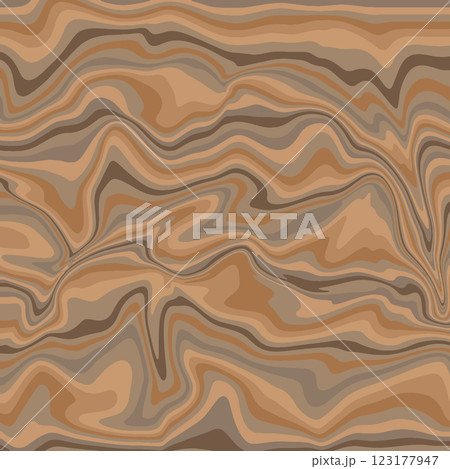 Vector illustration. Abstract wavy background in gray and mustard colors 123177947