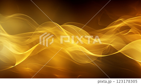 background with gold waving smoke 123178305
