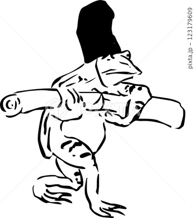 鳥獣戯画のカエル 鳥獣戯画のカエル 123179609