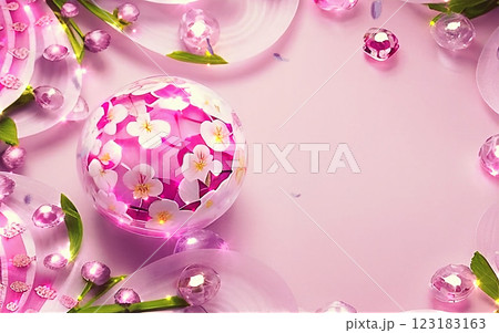 春　桜色の季節 123183163