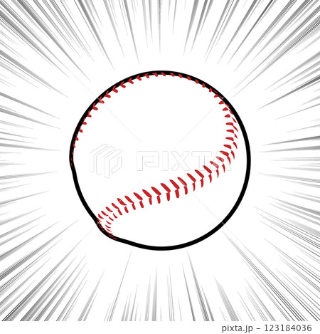 野球ボール 123184036