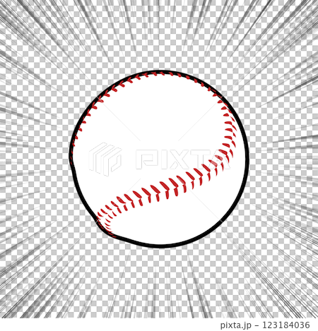 野球ボール 123184036