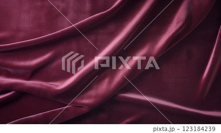 ワインレッドの布の背景 AI画像 ワインレッドの布の背景 AI画像 123184239