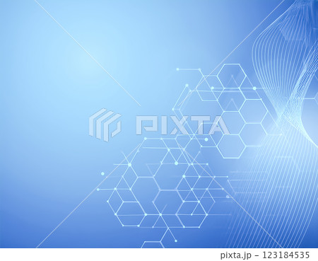 科学サイエンスの抽象的なイメージ素材 科学サイエンスの抽象的なイメージ素材 123184535