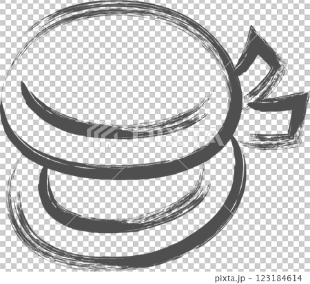 A single illustration of musical instruments: Castanet A single illustration of musical instruments: Castanet 123184614
