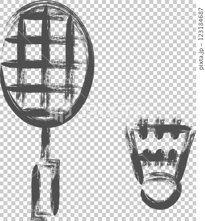 與運動相關的手繪插畫:球拍、球 與運動相關的手繪插畫:球拍、球 123184687