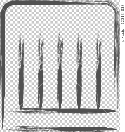 Brush-drawn illustrations of everyday items: chef hats Brush-drawn illustrations of everyday items: chef hats 123184838