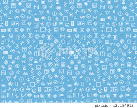 シンプルな標識の壁紙イラスト シンプルな標識の壁紙イラスト 123184912