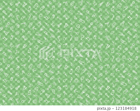 Wallpaper illustration of various work tools Wallpaper illustration of various work tools 123184918