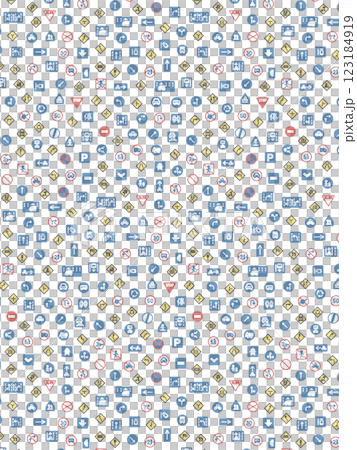 ミニ標識の壁紙イラスト 123184919