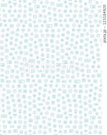 ミニ標識の壁紙イラスト ミニ標識の壁紙イラスト 123184920