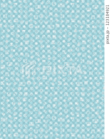 ミニ標識の壁紙イラスト 123184921