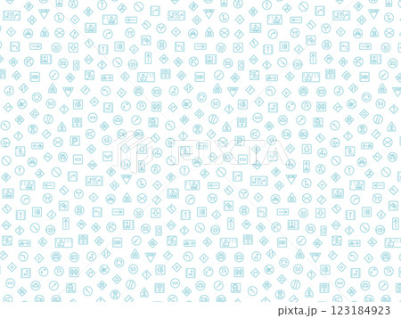 ミニ標識の壁紙イラスト 123184923