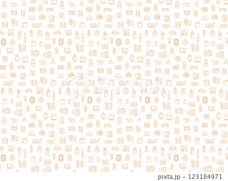 防災グッズ関連の壁紙イラスト 123184971