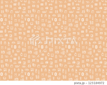 防災グッズ関連の壁紙イラスト 123184972