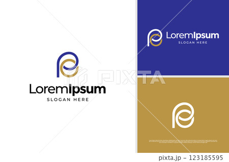 Minimalist letter P O or O P monogram logo vector design. Luxury of Initial P or O unity logo design template Minimalist letter P O or O P monogram logo vector design. Luxury of Initial P or O unity logo design template 123185595