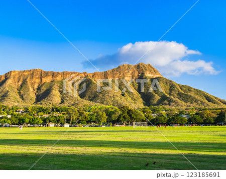 ハワイ　ダイヤモンドヘッド 123185691