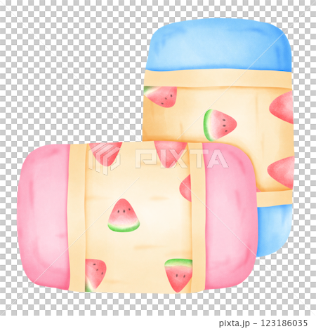 Watermelon eraser Watermelon eraser 123186035