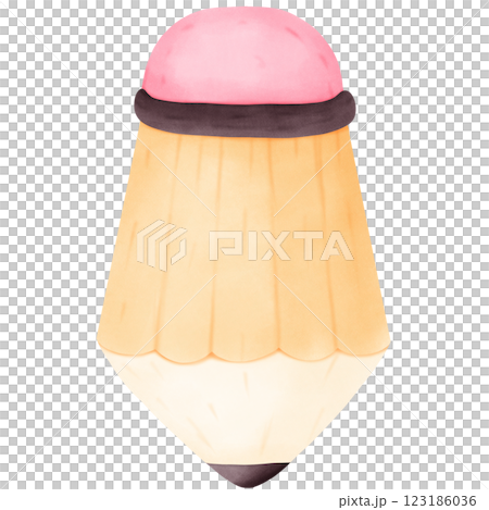 A cute yellow pencil A cute yellow pencil 123186036