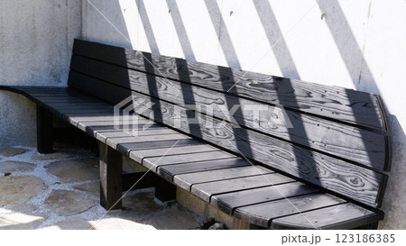 外構工事　エクステリア　ガーデニング　庭石　素材　背景 123186385