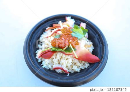 【食べ物】ほっき飯 123187345