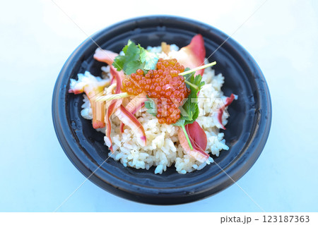 【食べ物】ほっき飯 123187363