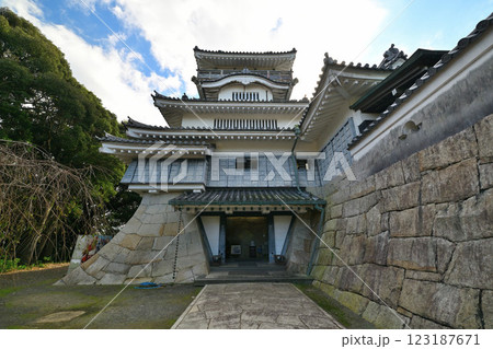 小山城 (遠江国) 模擬天守閣と三日月堀 小山城 (遠江国) 模擬天守閣と三日月堀 123187671