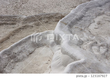 トルコ パムッカレの石灰棚 トルコ パムッカレの石灰棚 123187927