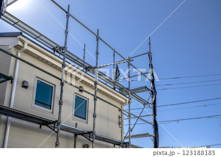 戸建て家屋の外壁修繕工事　屋根 123188185