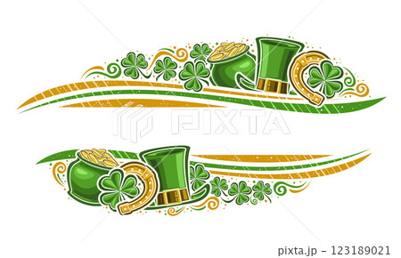 Vector Border for St. Patrick's Day 123189021
