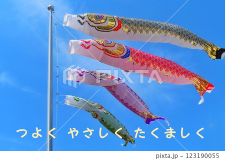 こいのぼり こどもの日メッセージ こいのぼり こどもの日メッセージ 123190055