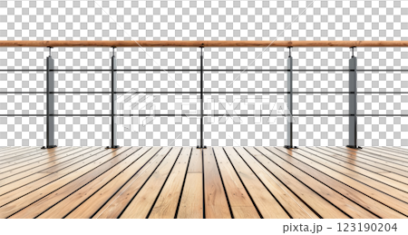 Wooden Balcony 123190204
