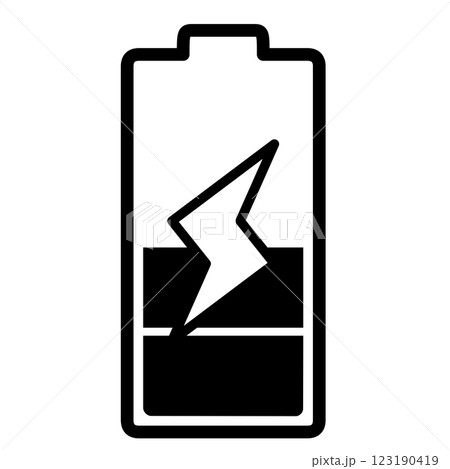 充電中のマークのイラスト 123190419