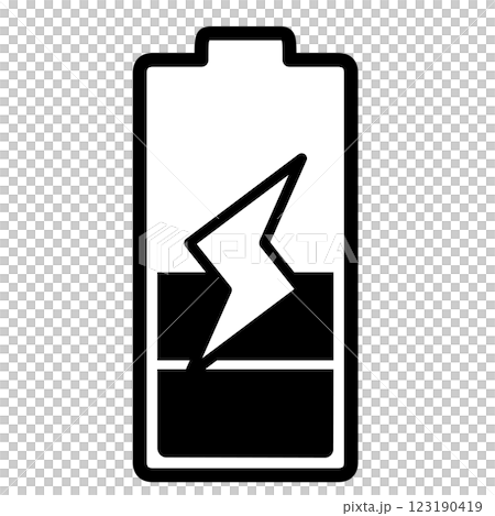 充電中のマークのイラスト 123190419