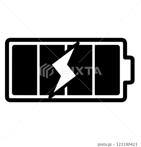 充電中のマークのイラスト 充電中のマークのイラスト 123190421