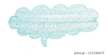 Separate light blue speech bubbles on transparent background. 123190873